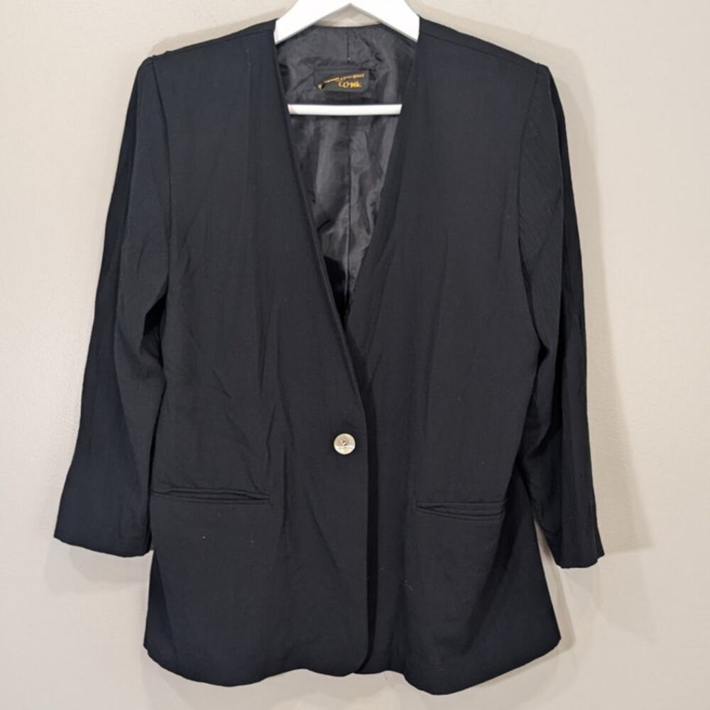Vintage Jacket Blazer Tony Garment for CCMagic Shoulder Pads 80's 90's - Size M